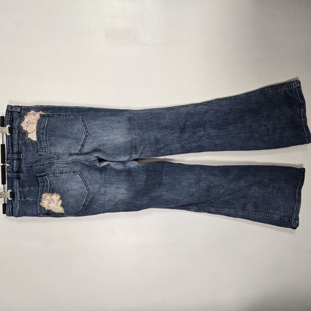 Pilcro and the Letterpress High-rise trouser bootcut Blue 30 - Picture 3 of 5